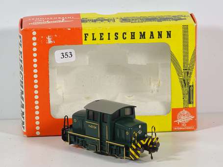 Fleischmann - Locomotive diesel de manœuvre verte 