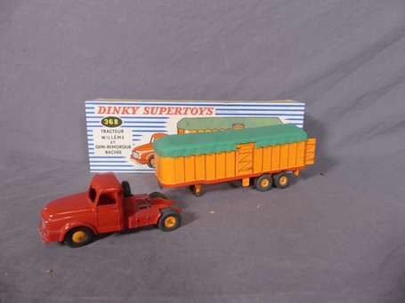 Dinky toys France - Tracteur Willeme et semi 