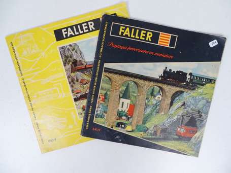 Faller - 2 catalogues , plans de réseaux , bon 