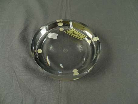 BACCARAT - Vide-poches en cristal uni. D. 13 cm