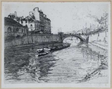 Pinard René 1884-1938. Le Pont de la Poissonnerie 