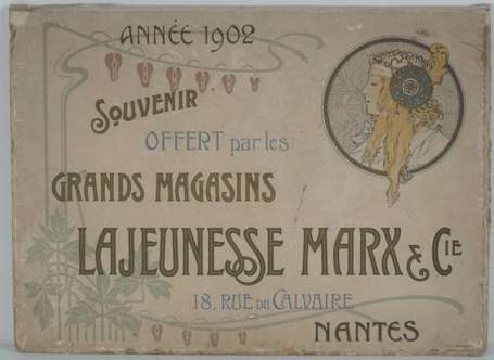 MUCHA Alfons (1860-1939) : Sous-main calendrier 