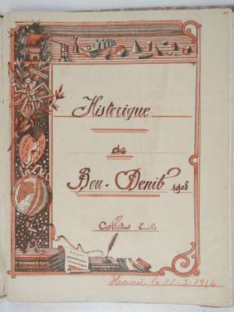 cahier de chant 1914 , avec fanion allemand  dans 