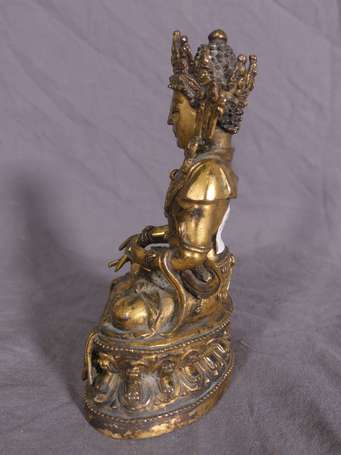 CHINE, Epoque MING (1368-1644) - Statuette de 