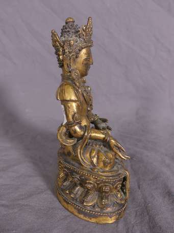 CHINE, Epoque MING (1368-1644) - Statuette de 