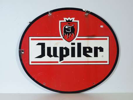 JUPILER Bière : Tôle double-face. Fonte 