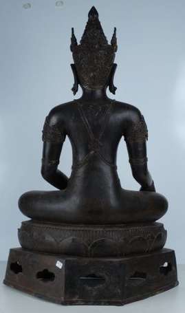 Statue de Bouddha Shakyamuni en Bronze représenté 