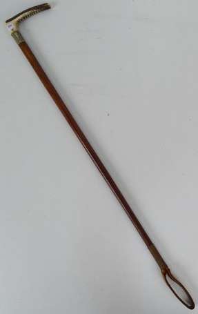 Fouet de vénerie de fabrication anglaise, pommeau 