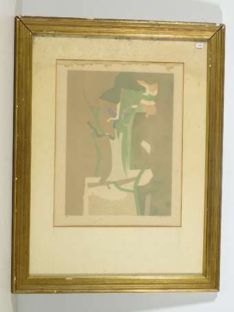 BEAUDIN André (1895-1979) Composition Lithographie
