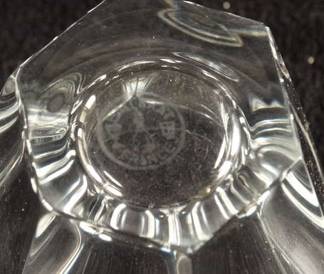 7 verres à Porto en cristal de forme gobelet 