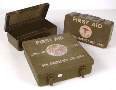 US2GM - 3 boites premiers secours pour véhicules ,