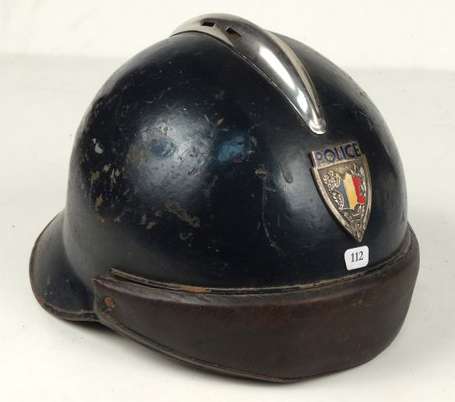 Casque  mod 45 de police Fab FRANCK , jugulaire 