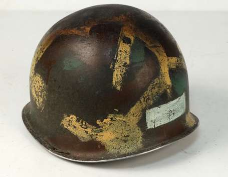 US2GM - Casque M1 , coque camouflée , manque une 
