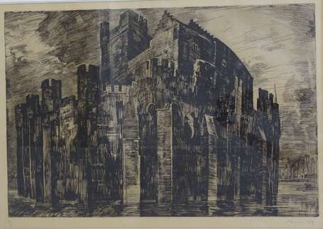 DECARIS Albert (1901-1988) - Château des Comtes de