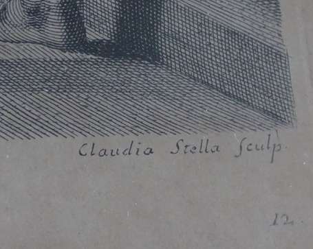 STELLA Claude d'après Poussin - Planche n°12 de la