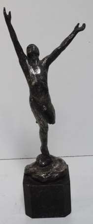 Bourgoin Eugène (1880-1924) Victoire. Bronze à 