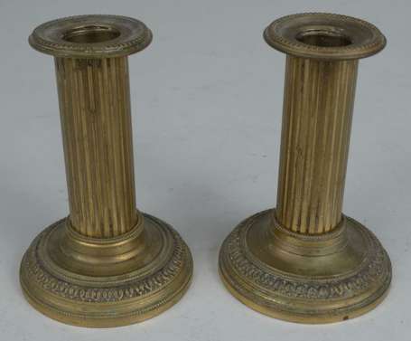 Paire de Bouts de table en bronze, décor de 
