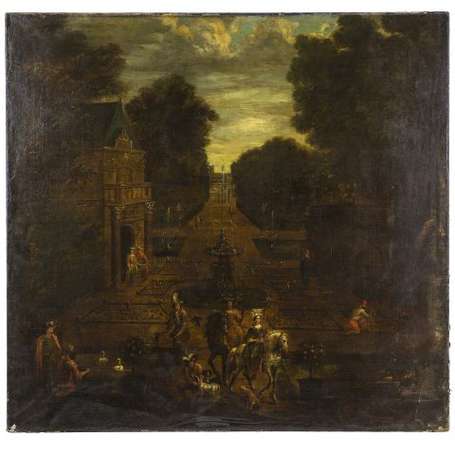 Ecole Hollandaise Circa 1680 Suiveur de Philips 