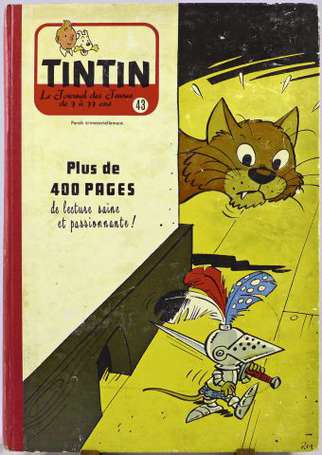 TINTIN - Recueil du Journal, n° 43. Soit du n° 11 