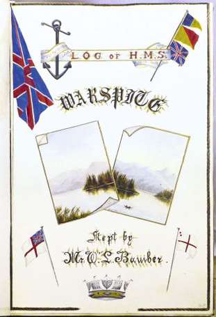 BAMBER (W. L.) - Log & Journal of H. M. Ships 