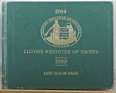 YACHTING - Lloyd's Register of Yachts - 1949. 