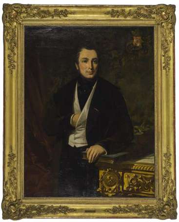 Ecole Française XIXème Siècle Pportrait de 