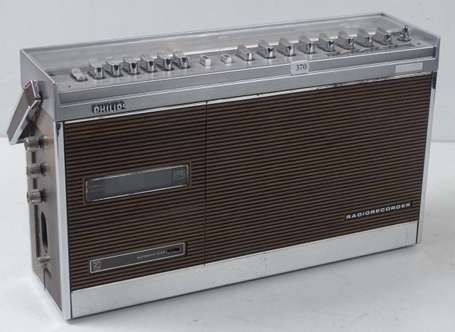 Philips poste portatif Type Radiorecorder. En 
