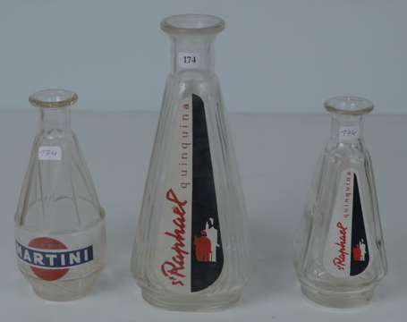 SAINT-RAPHAËL Quinquina : 2 carafes de 1/2 L et 1L