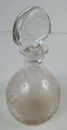 Baccarat - Carafe à décanter en cristal gravé - 