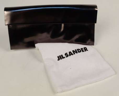 Jil Sander - Pochette vernie noire 