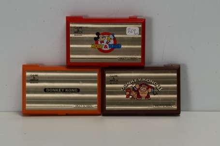 Lot de 3 jeux NINTENDO Game & Watch Multi screen 