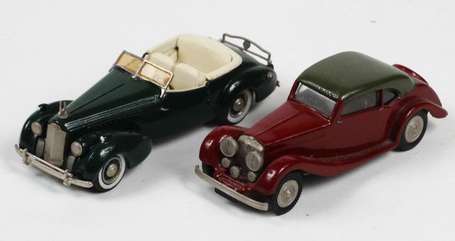 Western Models lot de 2 voitures dont cabriolet