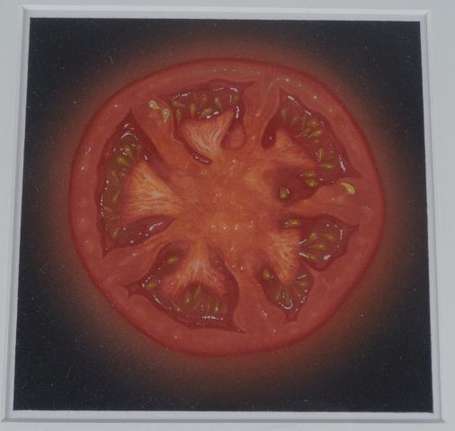 Ching Ho Cheng 1946-1989 Tomate chaude Aerographe 