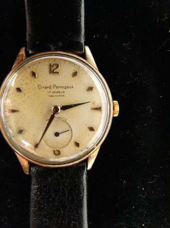 Montre d'homme vintage Girard Perregaux, boîtier 