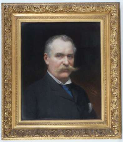 Chantron Alexandre 1842-1918 Portrait d'homme à 