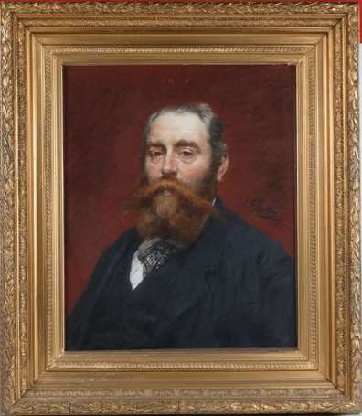 Chantron Alexandre 1842-1918 Portrait d'homme 