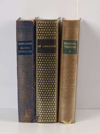 [LA PLEIADE] - Ensemble de 3 volumes : CLAUDEL 