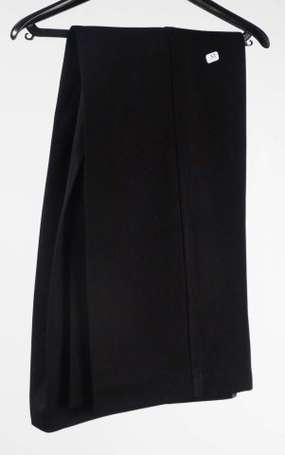 CELINE - Pantalon en lainage noir boucle de 