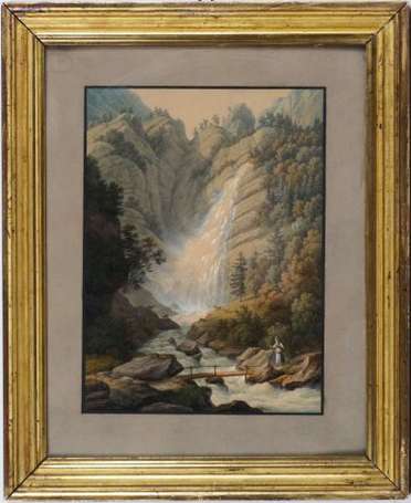 Winterlin Anton 1805-1894 Torrents de montagne 