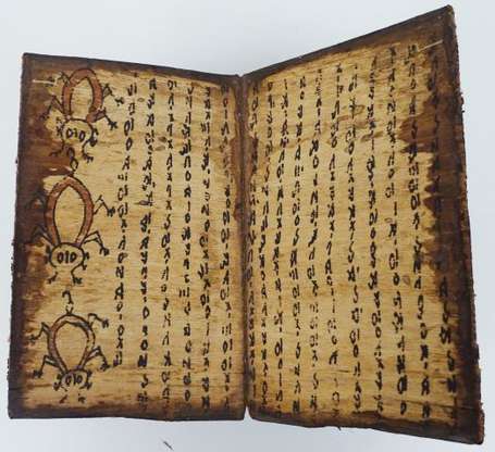 ETHIOPIE Livre de prière. Manuscrit sur parchemin,