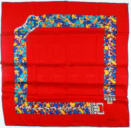 Cartier. Foulard en soie, Must de Cartier, à décor