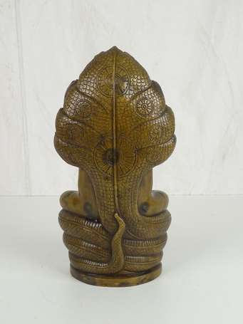 Style KHMER Sculpture de bouddha en bronze 