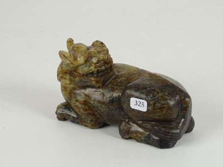 CHINE KILIN Sujet en pierre H. 9 cm