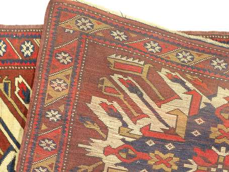 Tapis Kazak Adler (chaîne et trame en coton, 