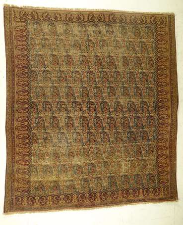 Tapis Khorassan (chaîne, trame et velours en 