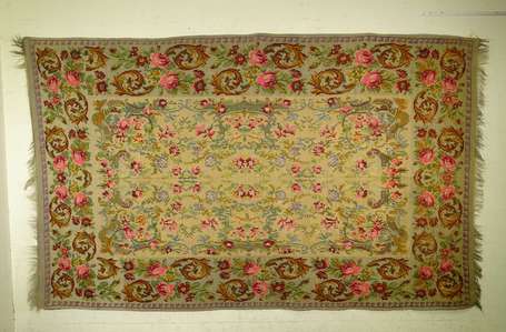 Kilim Bessarabien (chaine et trame en laine), 