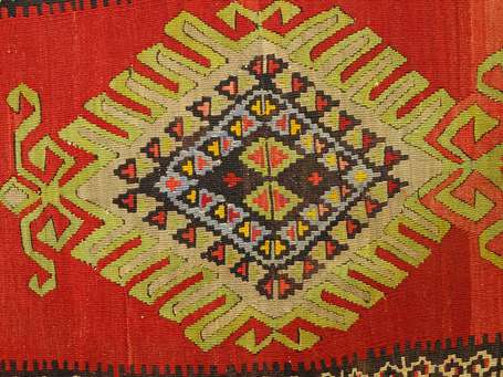 Kilim Turc (chaîne et trame en laine), Turquie, 