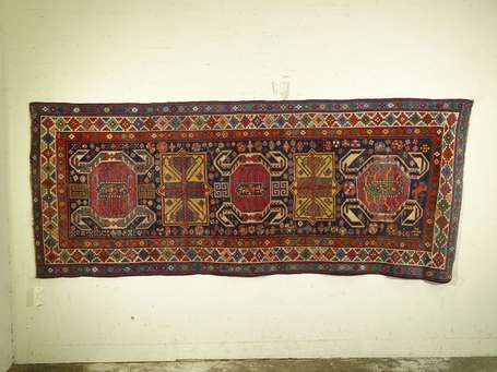 Tapis Lenkoran (chaîne, trame et velours en 