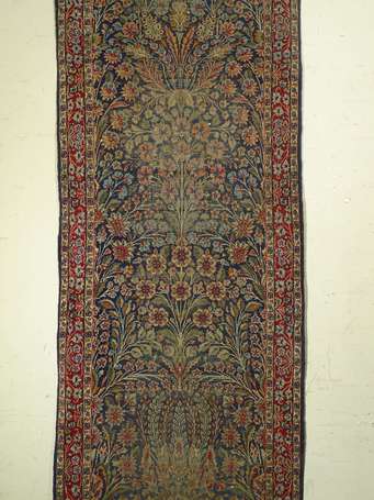 Tapis Tebriz (chaîne et trame en coton, velours en