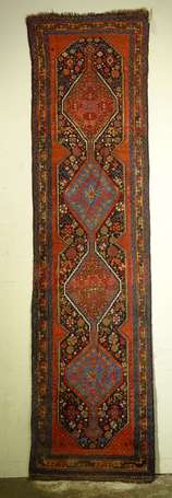 Tapis Chiraz (chaîne, trame et velours en laine), 